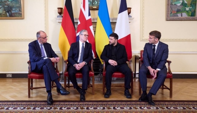 Лідери Британії, Німеччини, Франції та України означили умови для досягнення миру