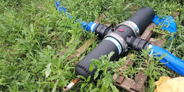 На Миколаївщині інспектори виявили незаконний забір води з річки Інгул (ФОТО)