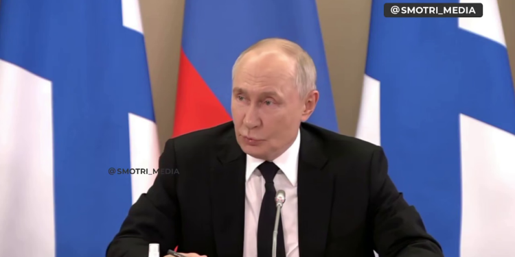 Путін заявив, що наші західні земля поділять Польща, Угорщина та Румунія, а росіяни в Україні – “титульна нація” (ВІДЕО)