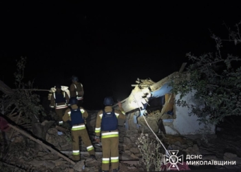 На Миколаївщині внаслідок ракетного удару пошкоджено 20 приватних будинків, школу та ЛЕП