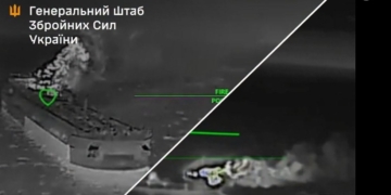 Ще 21 танкера РФ уразили вночі в Азовському морі Сили оборони України