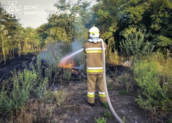 З 22-х пожеж за добу на Миколаївщині три було спричинено російськими обстрілами