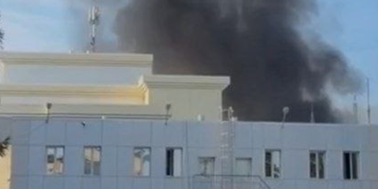 У Кірові після, попередньо, ракетного удару горить військовий завод (ФОТО, ВІДЕО)