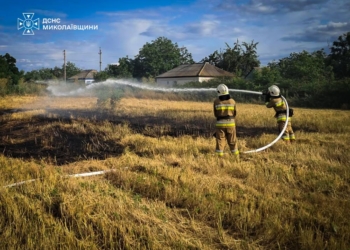 За добу на Миколаївщині зареєстровано 7 пожеж – вигоріло понад 1,5 га (ФОТО)