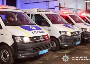 Підрозділи поліції Миколаївського району отримали від службові автомобілі від колег з Литви (ВІДЕО)