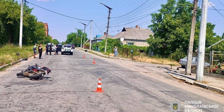 У Первомайську на Миколаївщині загинув мотоцикліст (ФОТО)