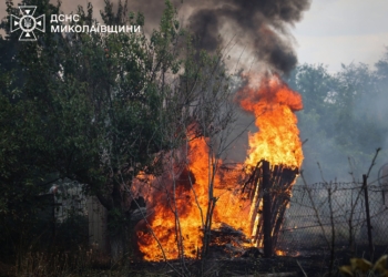 Під Миколаєвом дрон зруйнував дачний будинок, виникла пожежа (ФОТО, ВІДЕО)