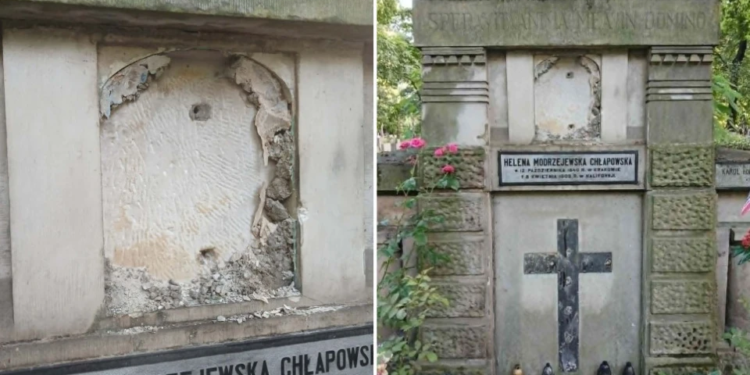 У Європі знахабніли викрадачі кольорових металів – ймовірно, знищення барельєфа українського поета на цвинтарі у Польщі теж з цієї серії