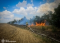 На Миколаївщині з 28 пожеж за добу чотири були спричинені російськими обстрілами (ФОТО)