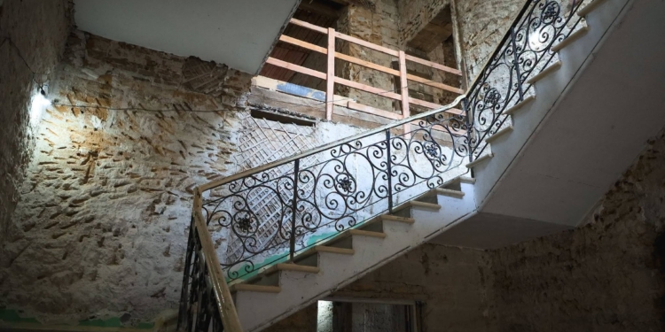 Ремонт ліцею ім.М.Аркаса, зруйнованого російською ракетою в Миколаєві, – на якому етапі роботи (ФОТО)