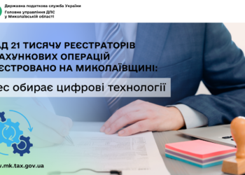 Понад 21 тисячу реєстраторів розрахункових операцій зареєстровано на Миколаївщині: бізнес обирає цифрові технології