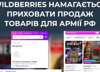 Wildberries не припинив продаж товарів для армії РФ – ЦПД