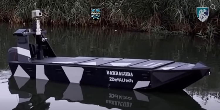У ВМС ЗСУ показали роботу морського дрона Barracuda (ВІДЕО)