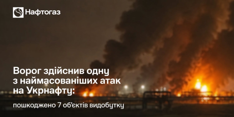 Росіянці атакували 7 об’єктів видобутку Укрнафти – Група Нафтогаз