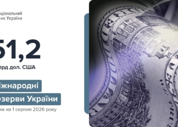 Міжнародні резерви України збільшилися до $51,2 млрд за підсумками липня