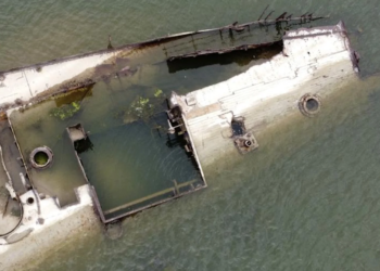 На Дунаї через спеку вода “віддала” німецькі кораблі часів Другої світової (ФОТО, ВІДЕО)