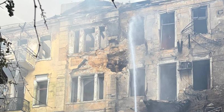 Одеса та Одещина під масованою ракетно-дроновою атакою ворога (ФОТО, ВІДЕО)