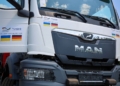 «Миколаївоблтеплоенерго» отримало від німецьких партнерів вантажівку з краном-маніпулятором (ФОТО)