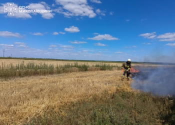 На Миколаївщині за добу гасили 40 пожеж, 8 з них – через обстріли