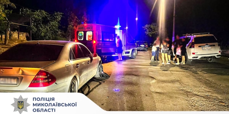 У вчорашній ДТП у Вознесенську за участі трьох автівок постраждав один з водіїв – не той, у якого були ознаки сп’яніння