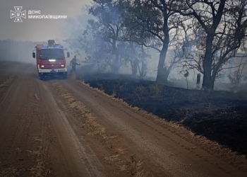 На одній із 9 пожеж за добу на Миколаївщині постраждав чоловік