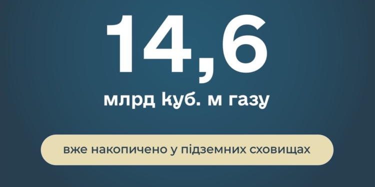 Україна накопичила необхідний обсяг газу, – Шмигаль