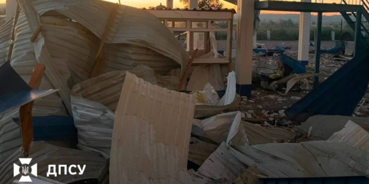 На Одещині внаслідок ворожої атаки пошкоджено пункт пропуску «Табаки» на кордоні з Молдовою (ФОТО)