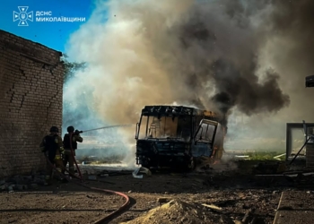 На Миколаївщині вогнеборці ліквідували пожежі, які виникали внаслідок російських дронових атак (ФОТО)
