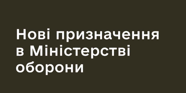 Уряд призначив ще одного заступника Міністра оборони – Миколу Швидкого