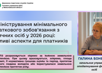 Адміністрування мінімального податкового зобов’язання з фізичних осіб у 2026 році: важливі аспекти для платників