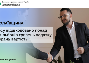 Миколаївщина: бізнесу відшкодовано понад 580 млн грн податку на додану вартість