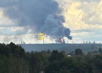 В Амурській області горить російсько-китайський газохімічний комплекс (ВІДЕО)