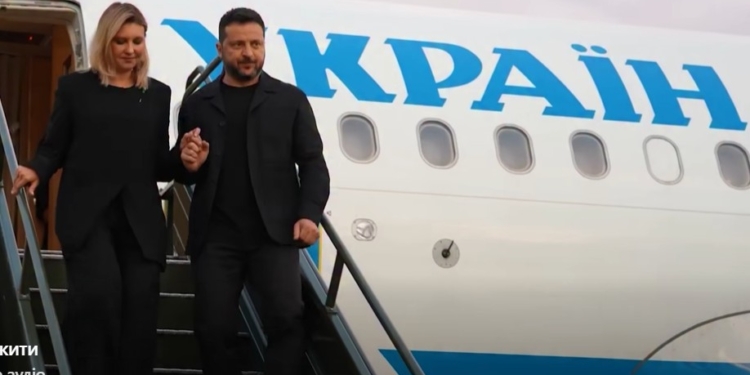 Володимир Зеленський прибув до Норвегії – на похорон короля і не тільки (ВІДЕО)