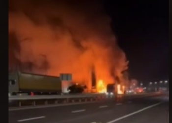 Росіяни атакували АЗС біля ПП на кордоні з Польщею (ВІДЕО)