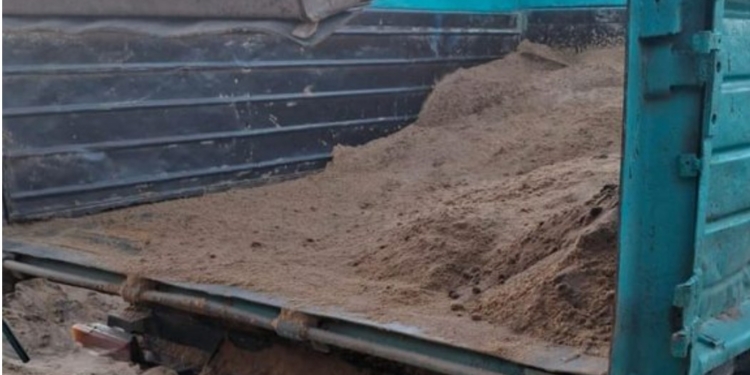 На Миколаївщині виявили ще один незаконний видобуток піску (ФОТО)