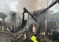 З чотирьох пожеж на Миколаївщині за добу одна спалахнула через російські атаки (ФОТО)