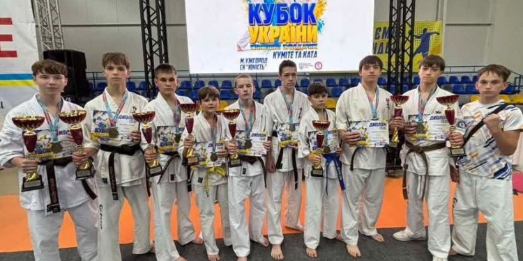 Спортсмени Миколаївщини здобули дев’ять нагород Кубка України з кіокушин БуДо карате