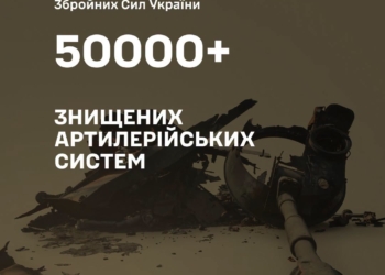 Уражено понад 50 000 артсистем противника – Генштаб