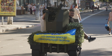 Коли можна побачити і навіть помацати: у Миколаєві 123-тя ОБрБпС «Код Оріона» показала, чим б’є ворога (ФОТО)
