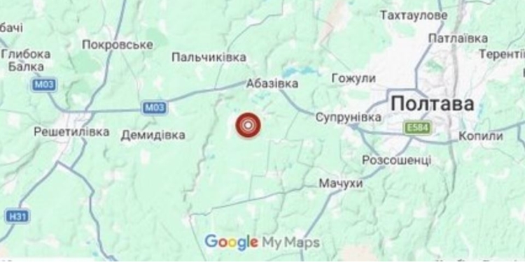 Полтавщину трясе – сьогодні там землетрус в 4,2 бали. Це восьмий цього року