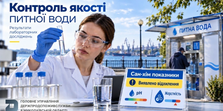 Держпродспоживслужба перевіряє якість питної води у пунктах розливу Миколаєва: де є відхилення
