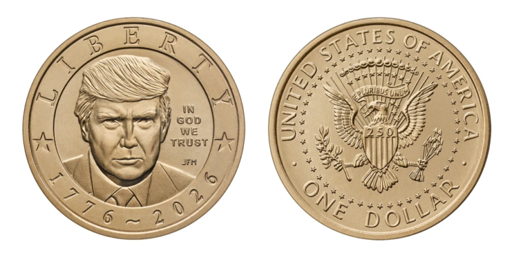 У США таки випустили $1 з Трампом