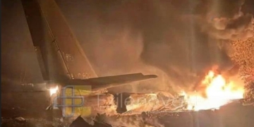Військовий літак РФ розбився в Амурській області (ВІДЕО)