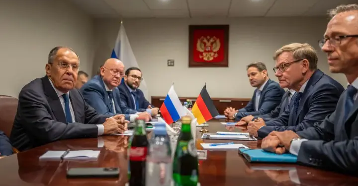 Глави МЗС Німеччини та рф вперше з 2022 року провели двосторонню зустріч