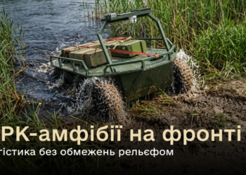 І по воді, і по суші – у ЗСУ тепер є робот-амфібія для логістики (ФОТО)