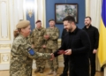 Президент України нагородив військову медикиню 123-ї Обр БпС Катерину Таран орденом «За мужність» ІІІ ступеня (ФОТО)