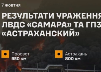 Генштаб – про результати ураження ЛВДС «Самара» та ГПЗ «Астраханский»