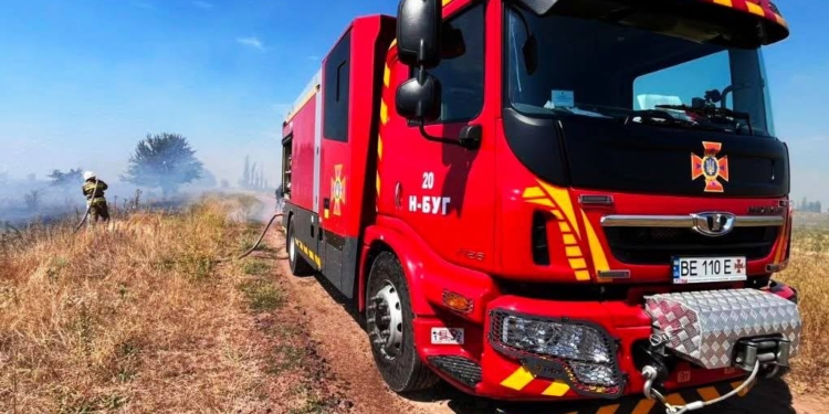 На Миколаївщині гасили 5 пожеж. Що горіло