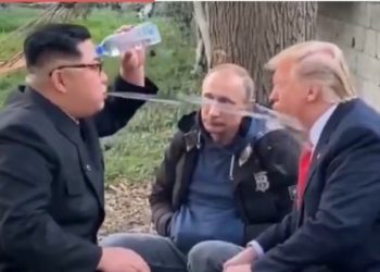 У мережі віруситься ролик із обпльованим “Трампом” (ВІДЕО)