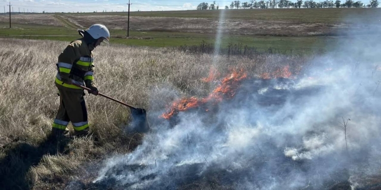 На Миколаївщині гасили 5 пожеж. Що горіло